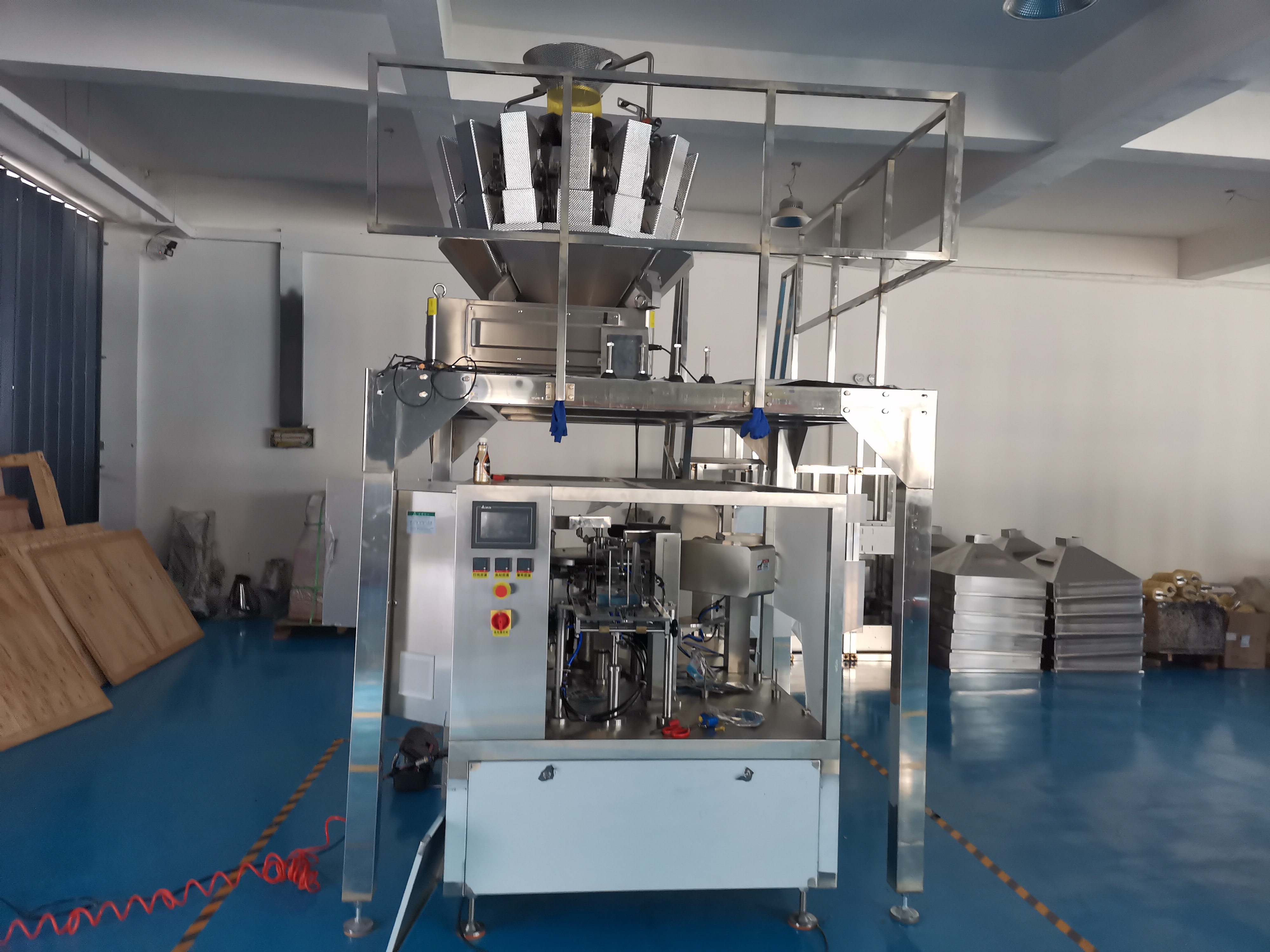 八工位旋轉(zhuǎn)給袋式自動包裝機(jī)