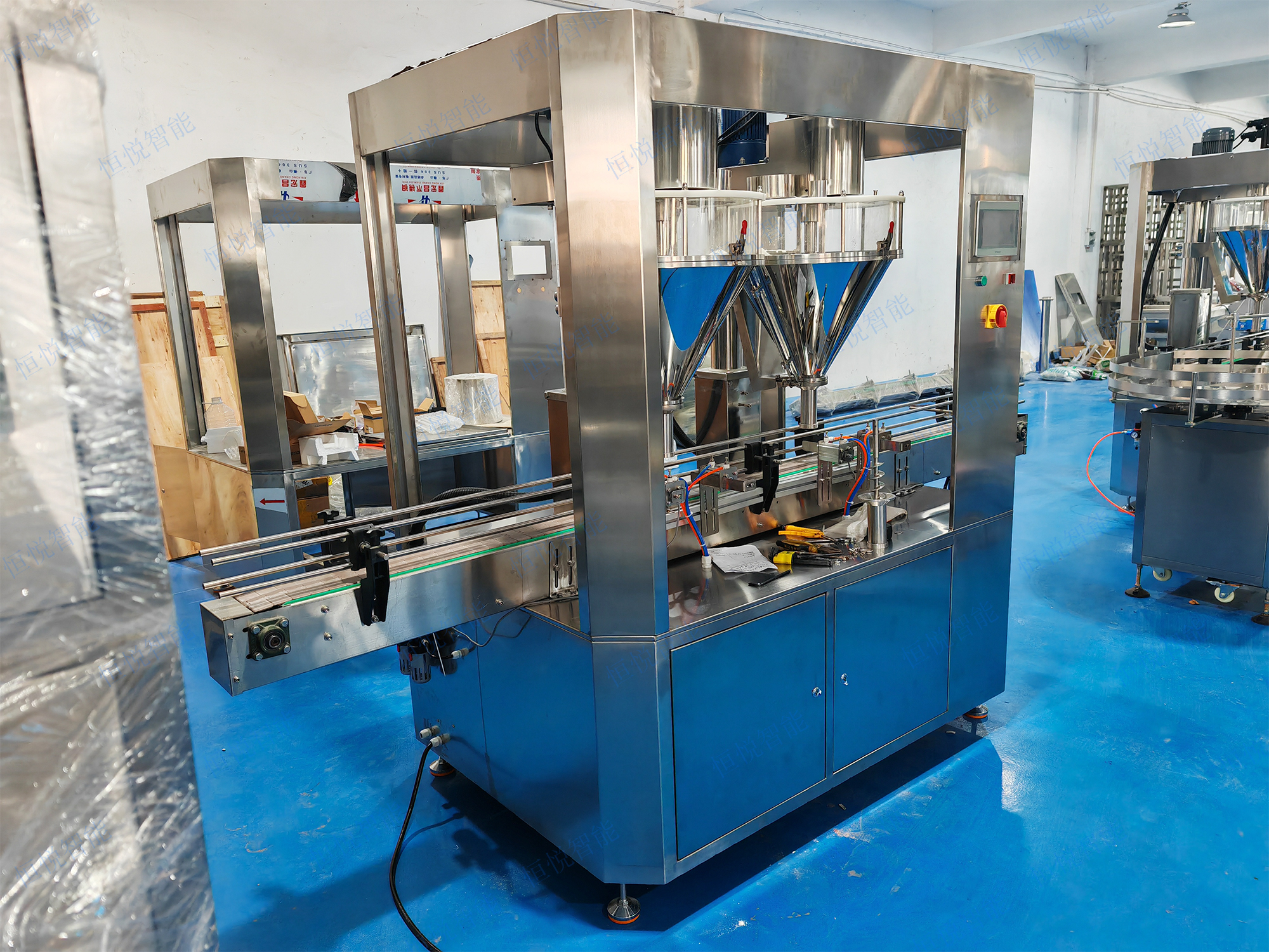 粉劑雙頭全自動灌裝機