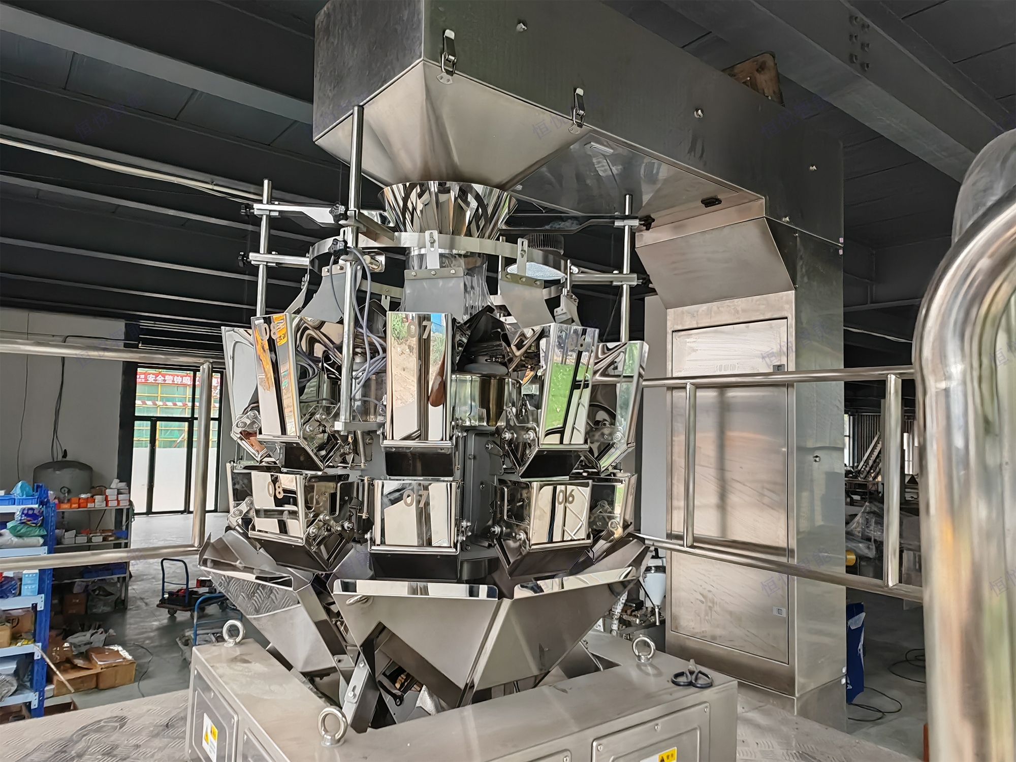 高精度組合秤給袋式包裝機(jī)