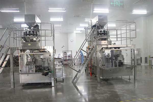 全自動(dòng)定量稱(chēng)重鮮濕土豆粉給袋式包裝機(jī)